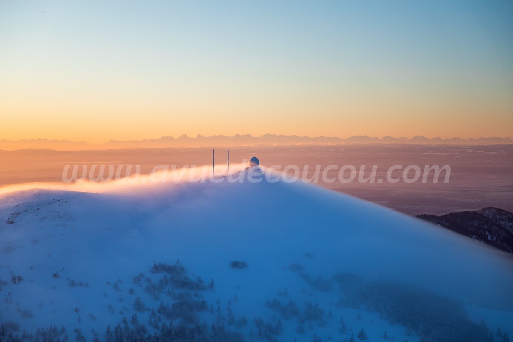 Aube glaciale au Grand Ballon