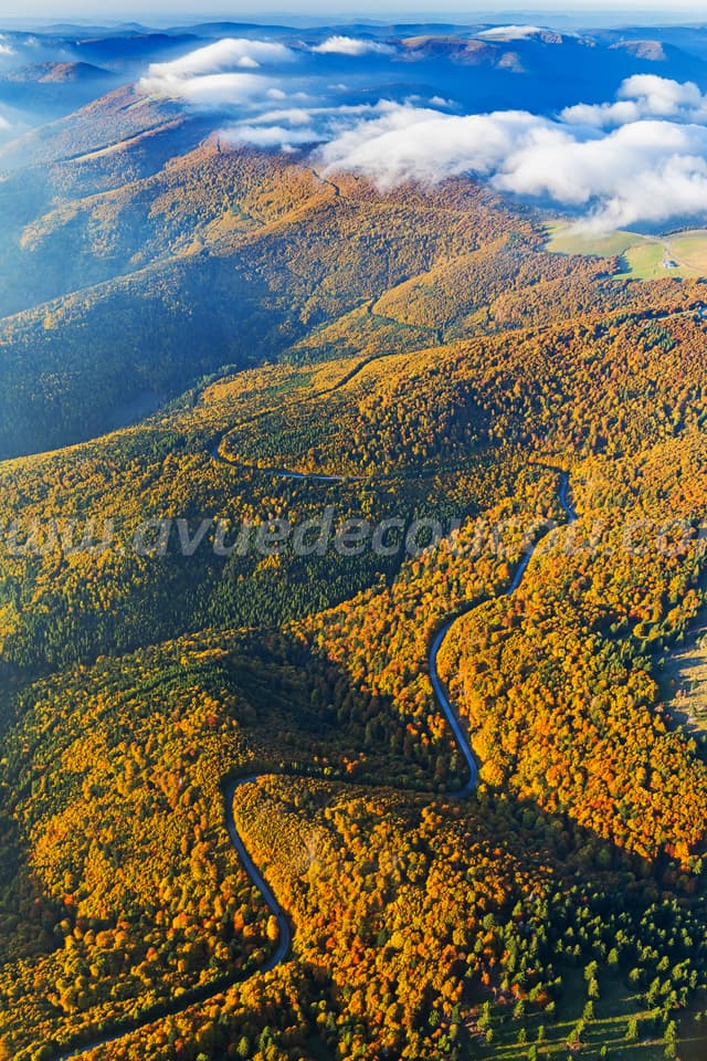 Cheminement dautomne sur les cretes