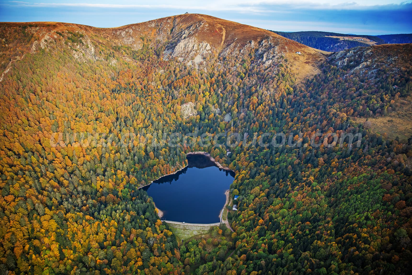 Cirque glaciaire du Hohneck en automne