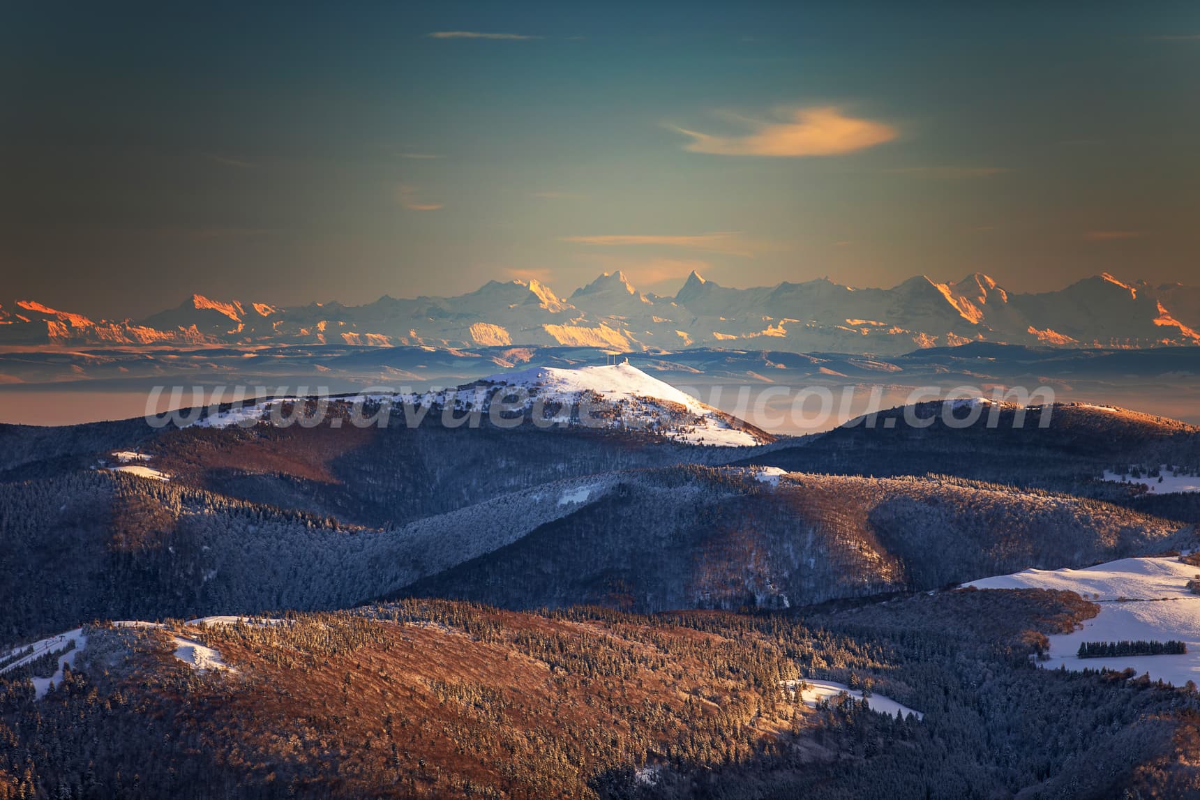Communion du Grand Ballon avec les Alpes Bernoises