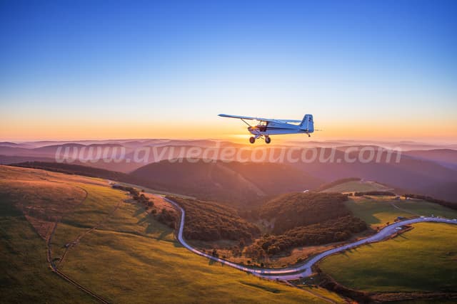 Couchant estival sur la Route des Cretes