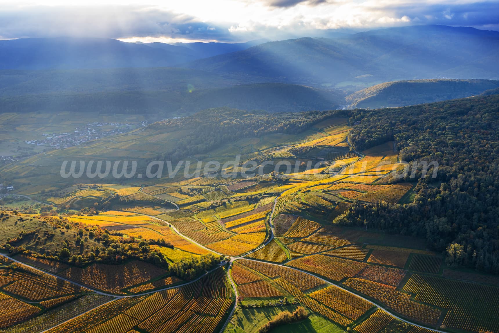 Eclaircie sur la Route des Vins