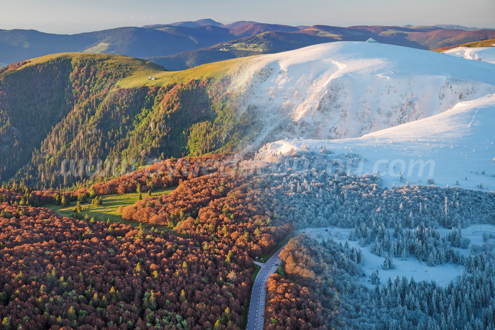 Hiver Vs Automne au Hohneck