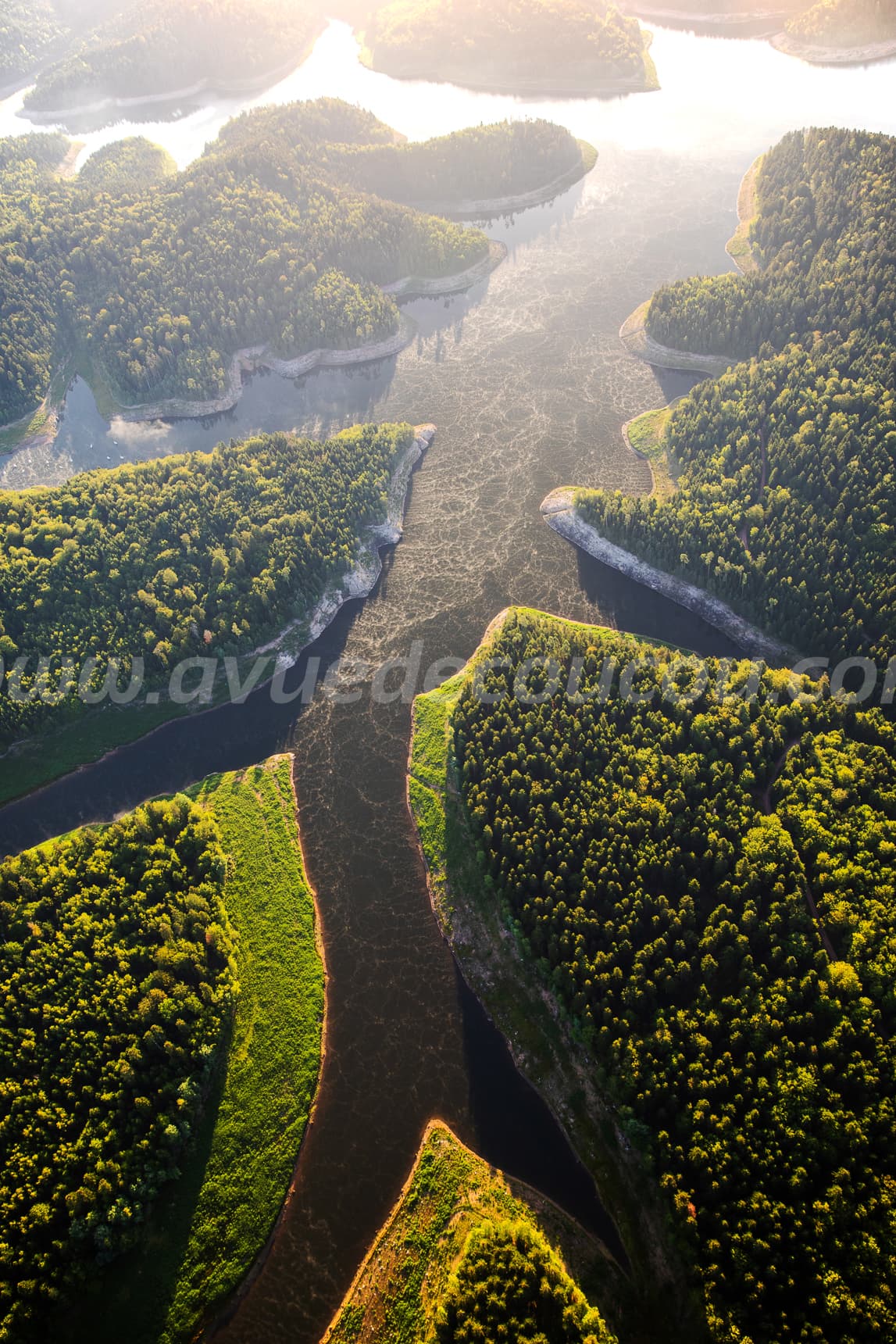 Lac de Pierre-Percee estival
