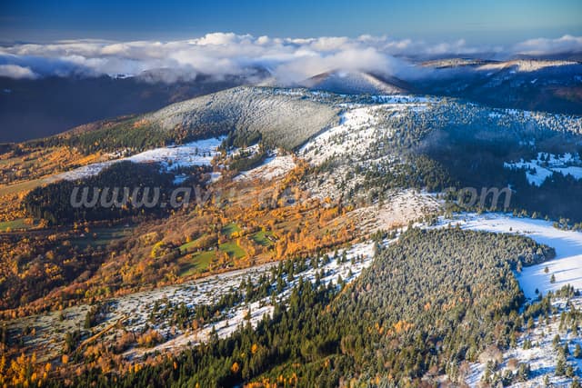 Les Vosges entre automne et hiver