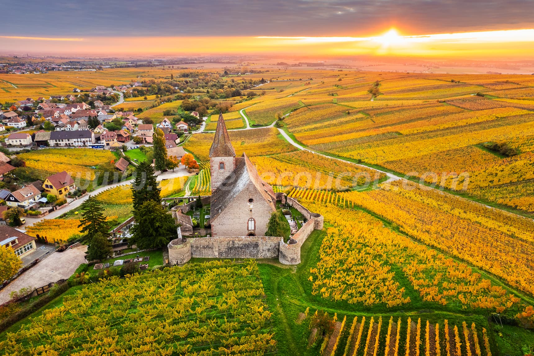 Levant dautomne a Hunawihr