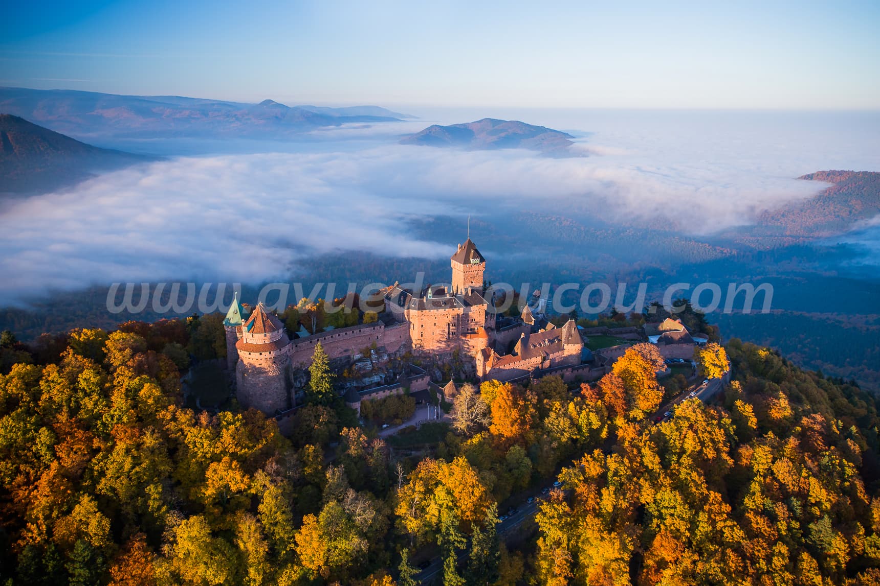 Mer de nuages au Haut-Kœnigsbourg