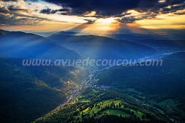 Rayons de l’aube sur la Vallée de Guebwiller
